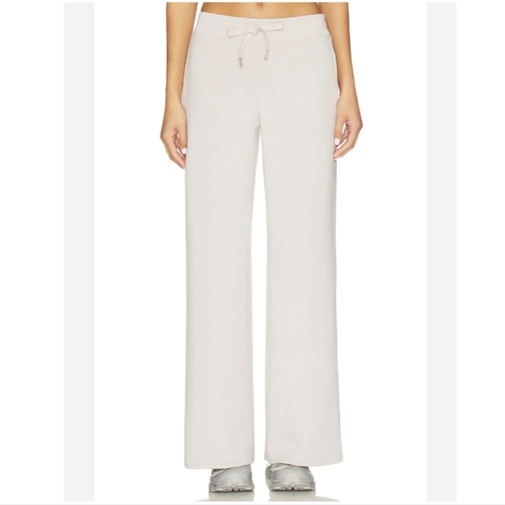 Spanx Air Essentials Wide Leg Pants In French Grey L NWT